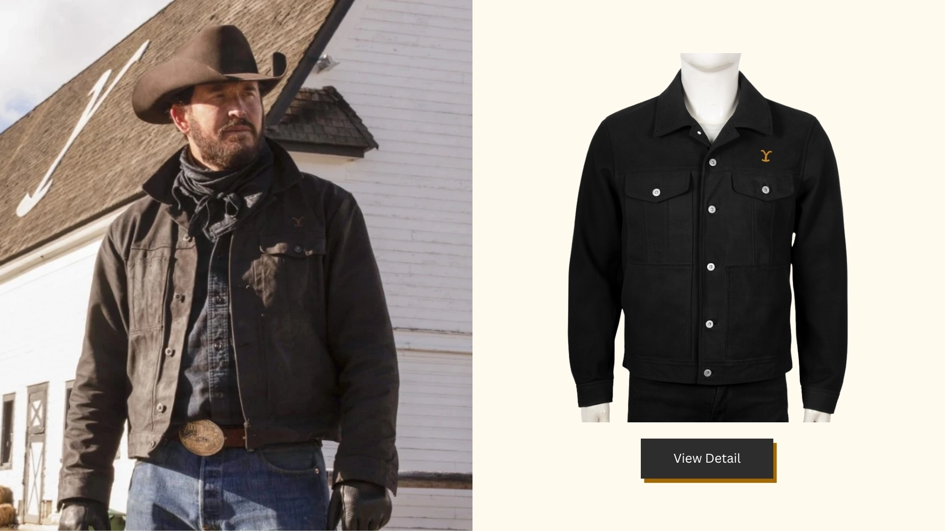 Rip Wheeler Black Suede Leather Jacket