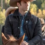 Jamie Dutton Leather Quilted Jacket Yellowstone