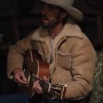 Yellowstone Walker Sheepskin Leather Shearling Jacket