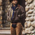 Ryan Leather Distressed Jacket Yellowstone