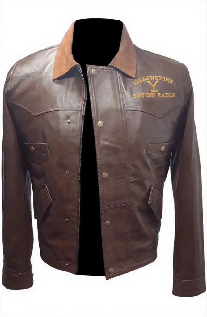 Ryan-Leather-Distressed-Jacket-Yellowstone-Front-View