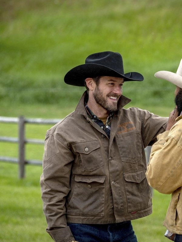 Yellowstone-Ryan-Brown-Leather-Jacket