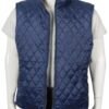 john-dutton-blue-quilted-vest-front-view