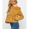 Amber Midthunder Roswell New Mexico Suede Jacket