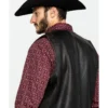 Canyon Buck Stitch Leather Vest