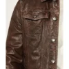 Men Ironwood Distressed Leather Jacket
