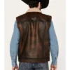 Men Stallion Rogue Leather Vest