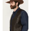 Mens Durango Dark Brown Vest