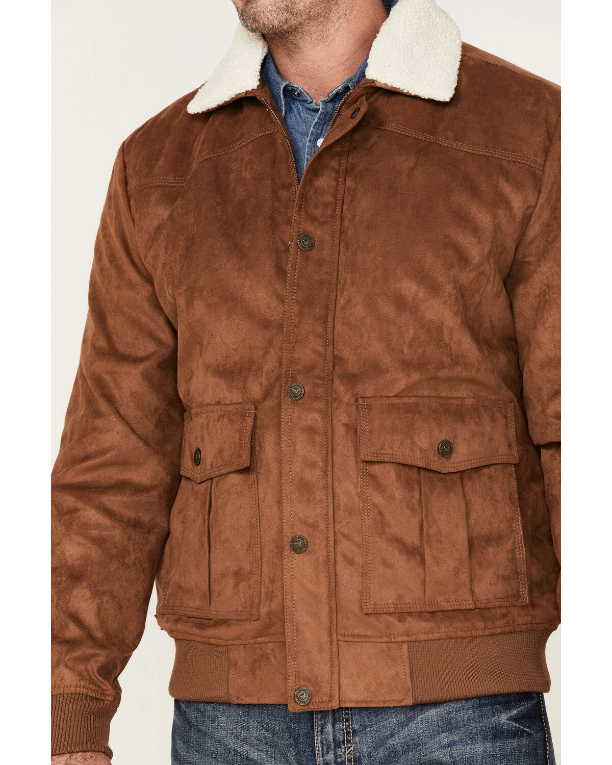 Mens Edward Sherpa Bomber Jacket