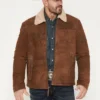 Mens Roughneck Western Suede Leather Jacket