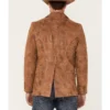Mens Rugged Suede Blazer