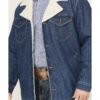 Mens Sherpa-Lined Denim Rancher Jacket