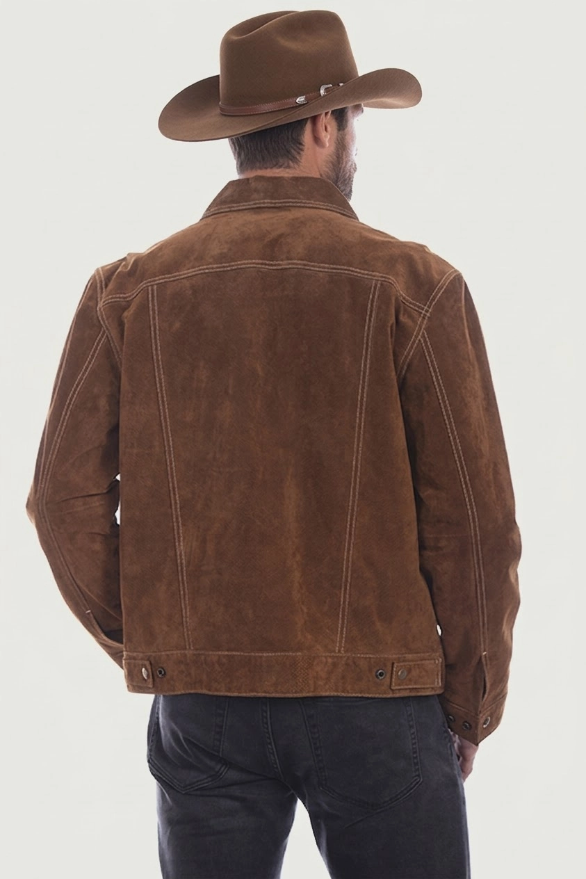 Modified Cafe Brown Suede Jacket