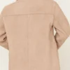 Sandstone Suede Western Shacket