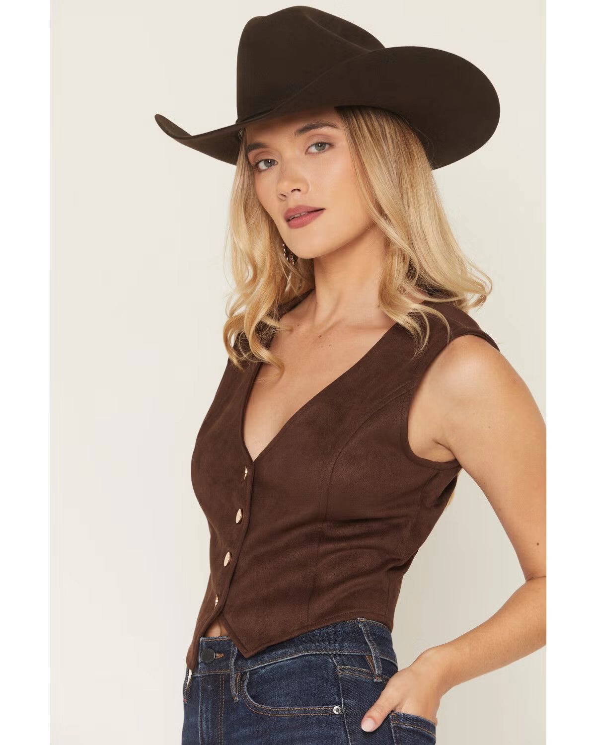 The Sierra Ridge Suede Vest