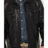 Western Ozark Black Trucker Jacket