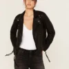 Womens Ashton Moto Leather Jacket
