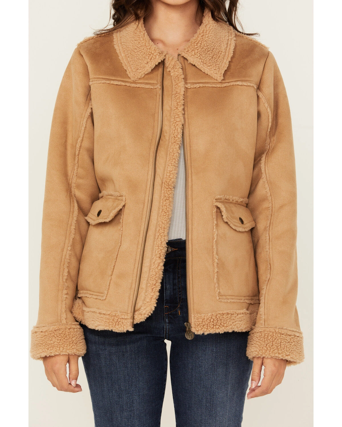 Womens Kimberly Suede Jacket