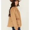Womens Kimberly Tan Suede Jacket
